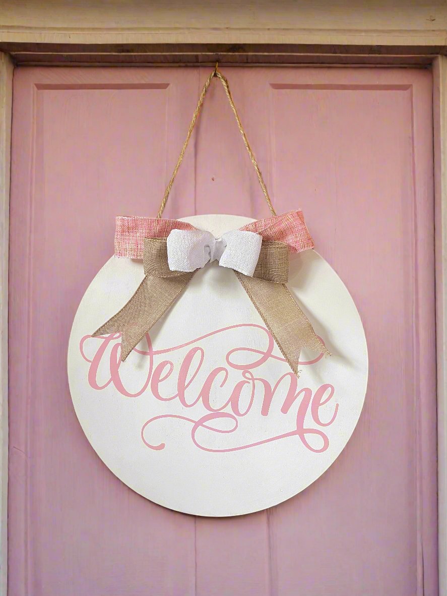 Welcome Sign  - Circle