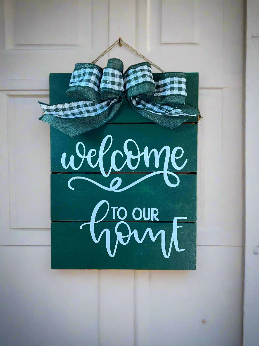 Welcome Sign - Portrait